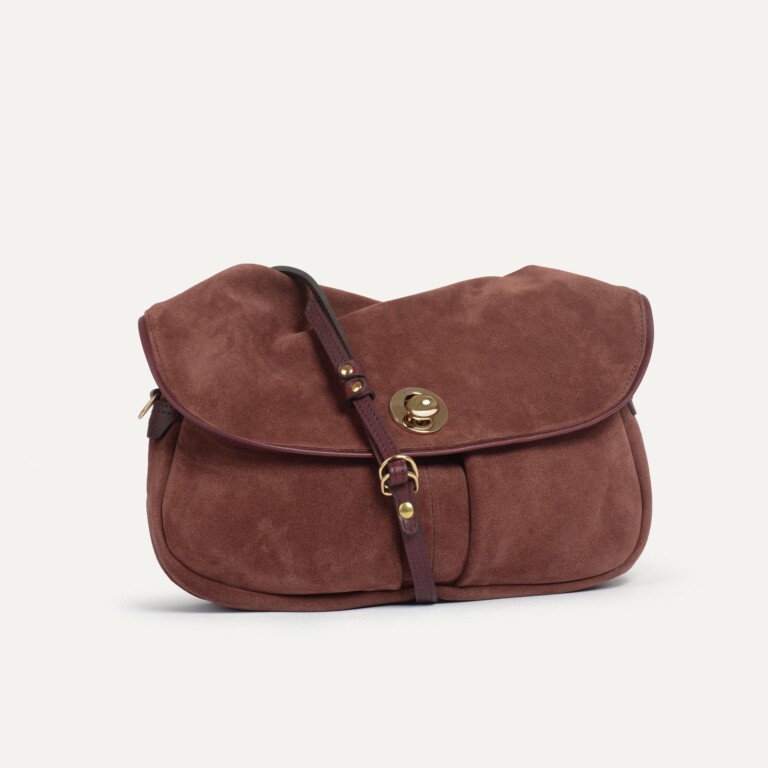 Bleu De Chauffe - Soft musette S Janice - Marron Rubis