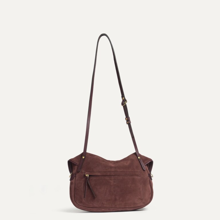 Bleu De Chauffe - Soft musette S Janice - Marron Rubis