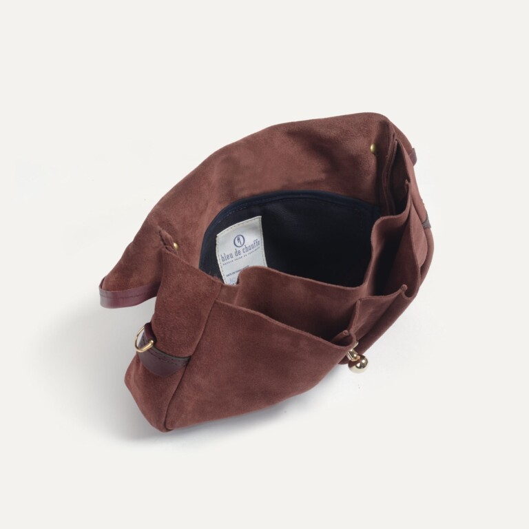 Bleu De Chauffe - Soft musette S Janice - Marron Rubis