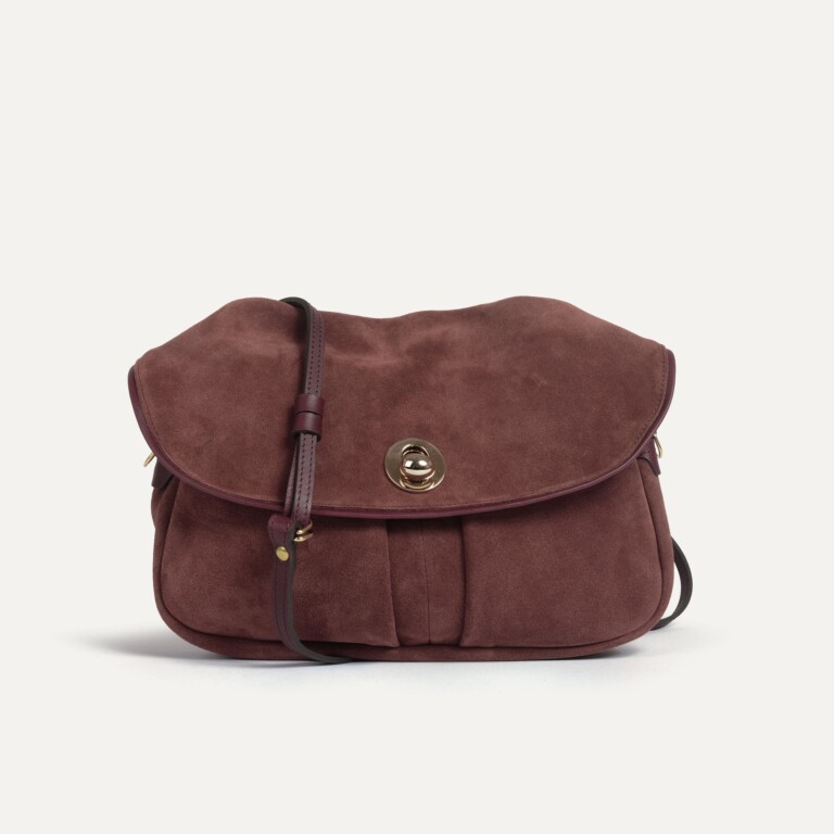Bleu De Chauffe - Soft musette S Janice - Marron Rubis