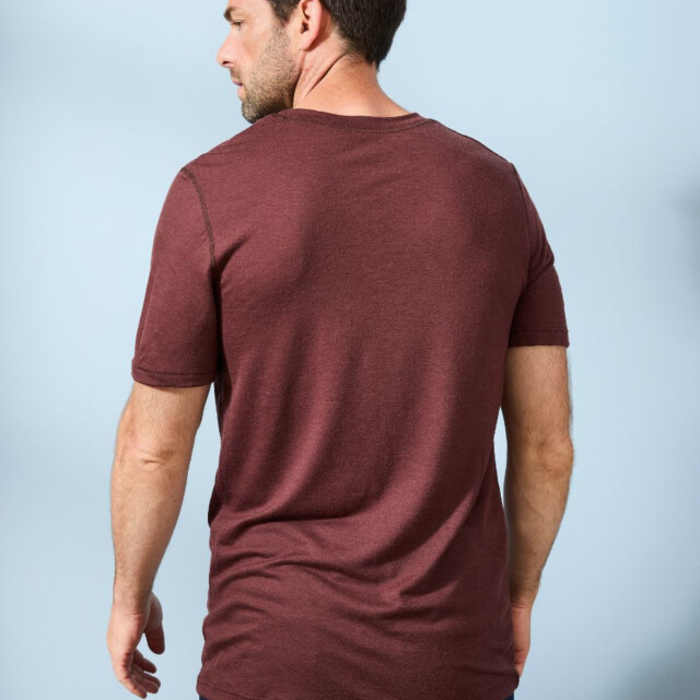 Lemahieu - T-shirt 100% Laine Mérinos - Marron - Homme