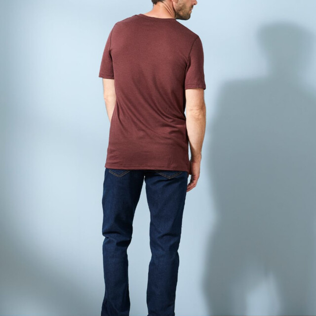 Lemahieu - T-shirt 100% Laine Mérinos - Marron - Homme