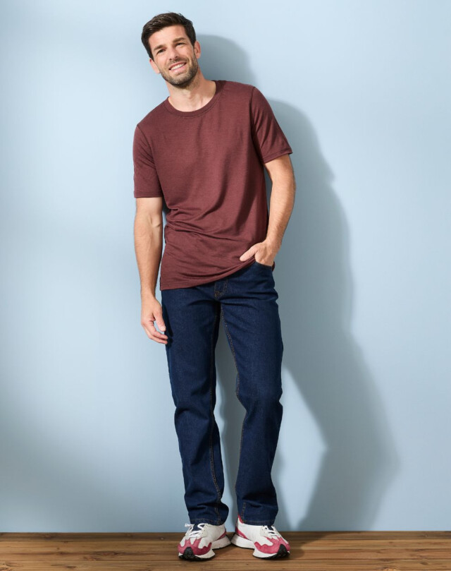 Lemahieu - T-shirt 100% Laine Mérinos - Marron - Homme