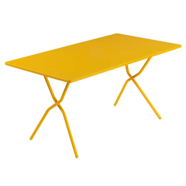 LAFUMA MOBILIER - Table de jardin pliante LAFUMA MOBILIER Balcony 140x80x72cm Colorblock - 3 coloris