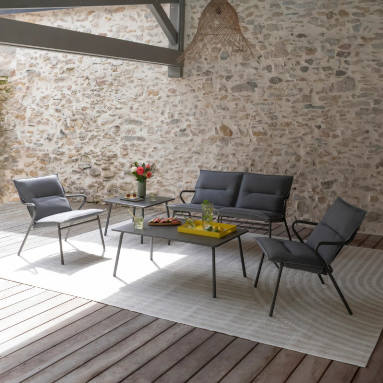 LAFUMA MOBILIER - Tapis d'extérieur LAFUMA MOBILIER Arche beige - 2 tailles