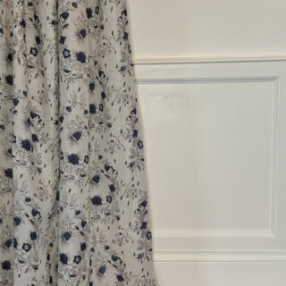 Tissus-Anciens-impression-epoque-tons-ecru-bleu