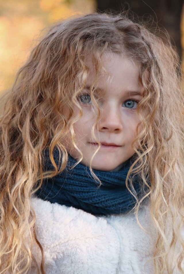 Maison Bonnefoy - Col enfant Perinne 4/7ans Bleu paon