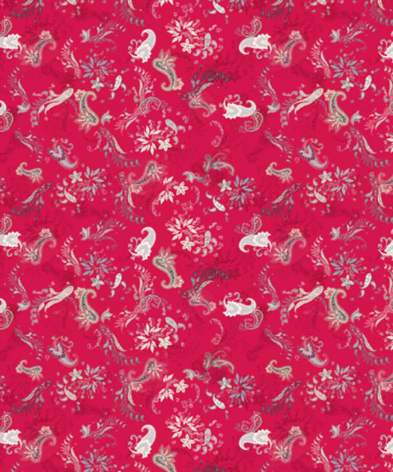 Fleurs Pois & Cie - Shorty 100% coton made in France - Rouge/Blanc/Gris
