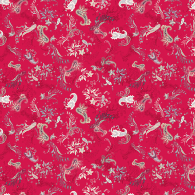 Fleurs Pois & Cie - Boxer femme 100% coton bio ou éco made in France - Rouge/Blanc/Gris