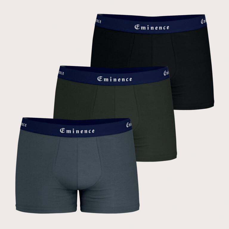Eminence - Lot de 3 boxers homme Fait en France Eminence