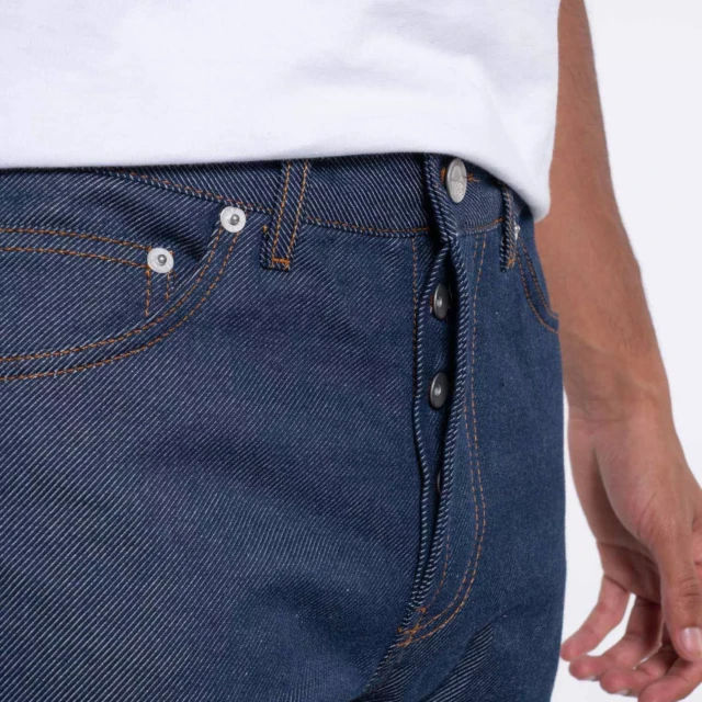 1083 - JEANS DROIT 101N coton bio denimoriginal bleu Homme