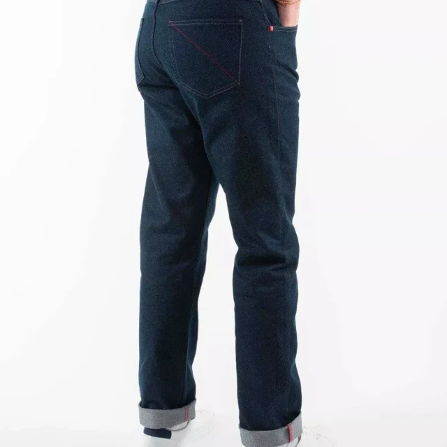 1083 - JEANS DROIT 101N ESSENTIEL coton bio superdenim bleu