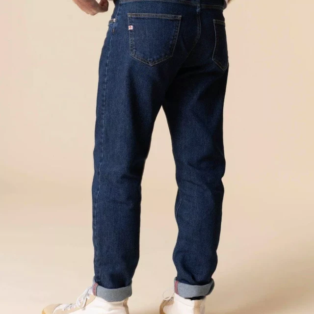 1083 - JEANS AJUSTE 103N DELAVE coton bio superdenim flex indigo ocean
