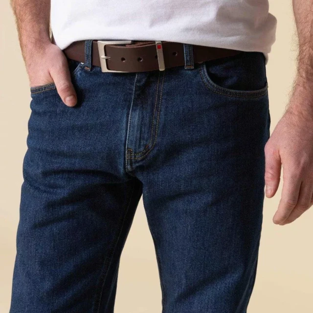 1083 - JEANS AJUSTE 103N DELAVE coton bio superdenim flex indigo ocean