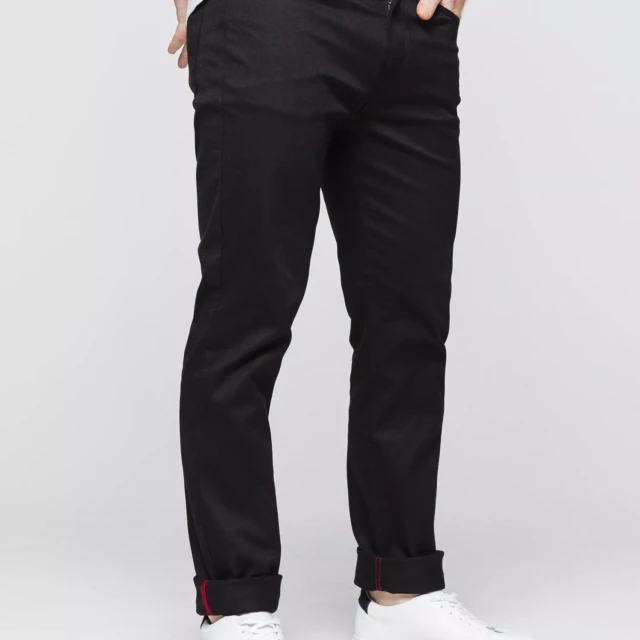 1083 - JEANS AJUSTE 103N coton bio filidenim flex uni noir Homme