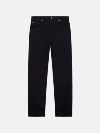1083 - Jeans taille haute large 115n noir