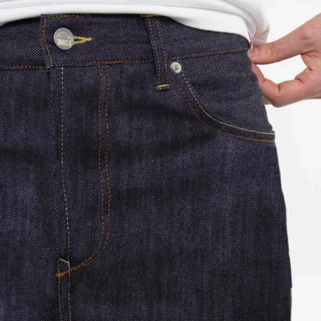 1083 - JEANS LARGE 115N INTEMPOREL coton bio superdenim indigo brut