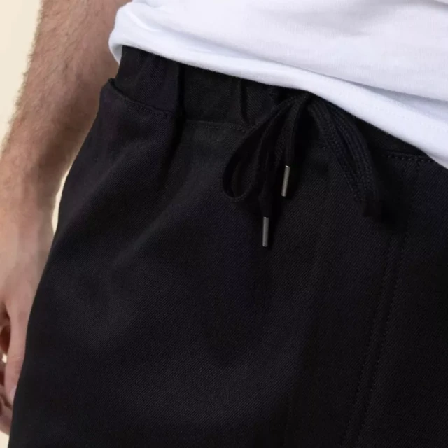 1083 - JOGGJEANS CAROTTE 122N coton bio filidenim flex coton bio uni noir