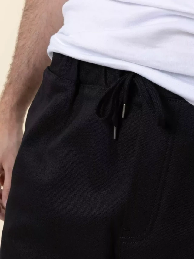 1083 - JOGGJEANS CAROTTE 122N coton bio filidenim flex coton bio uni noir