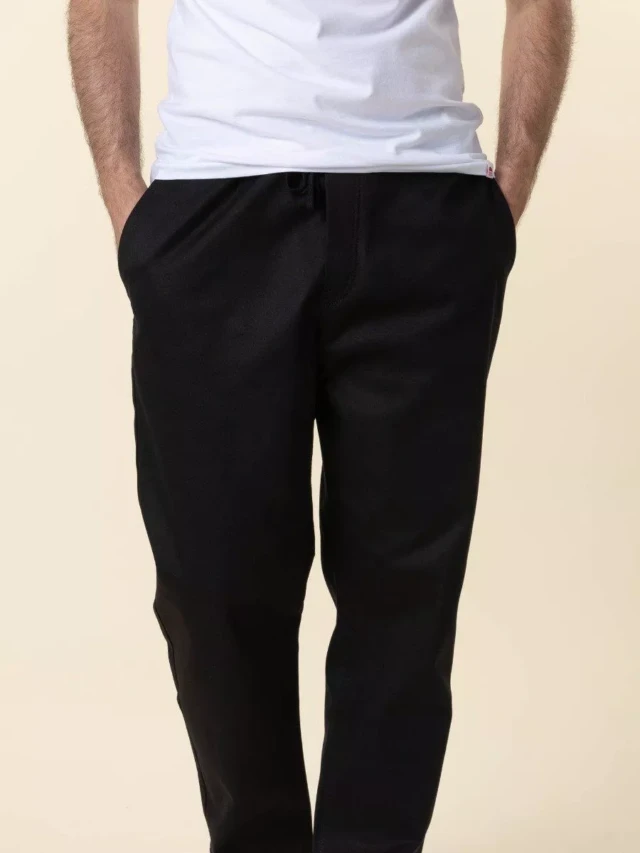 1083 - JOGGJEANS CAROTTE 122N coton bio filidenim flex coton bio uni noir