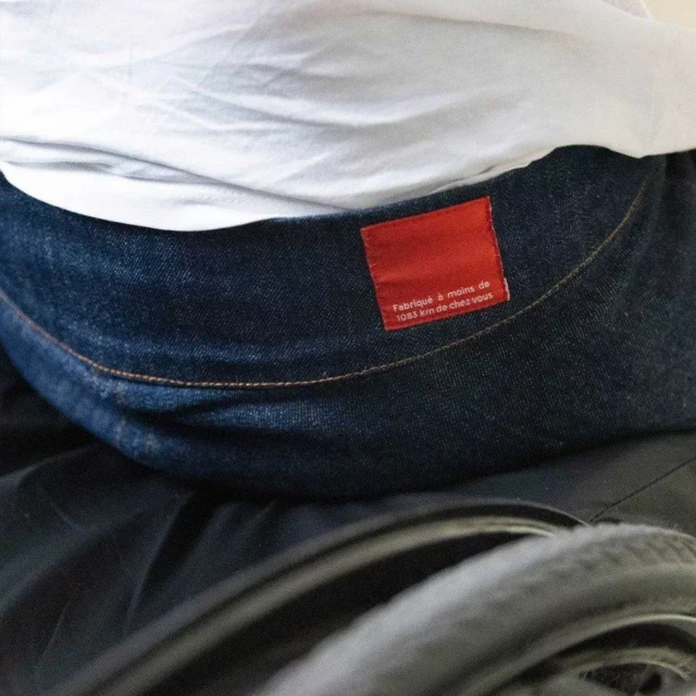 1083 - JEANS ADAPTE PMR 123N AJUSTE coton bio filidenim flex bleu Homme