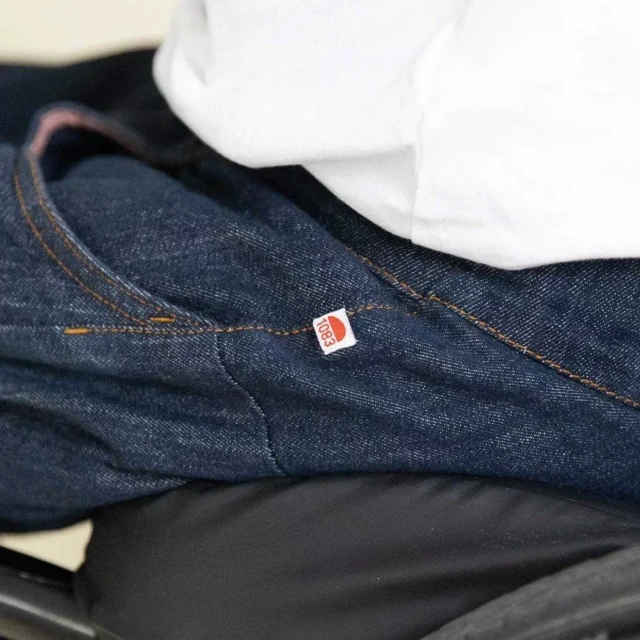 1083 - JEANS ADAPTE PMR 123N AJUSTE coton bio filidenim flex bleu Homme