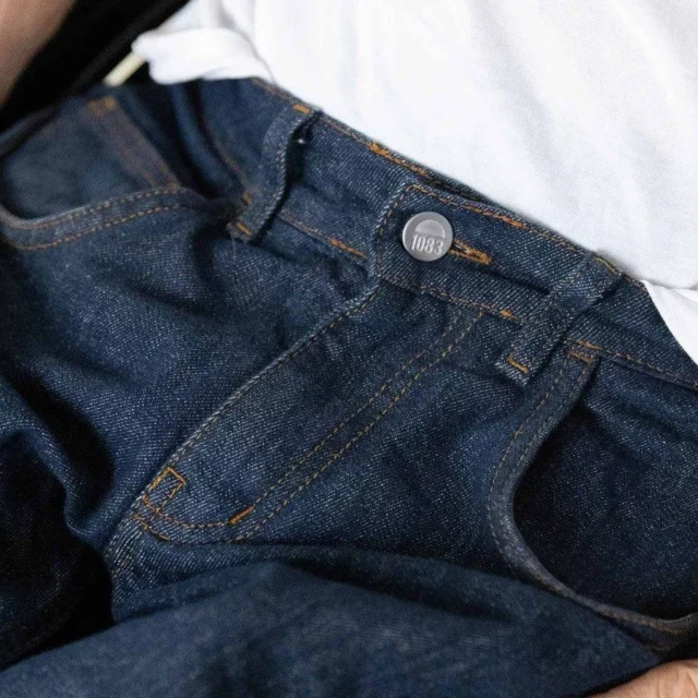 1083 - JEANS ADAPTE PMR 123N AJUSTE coton bio filidenim flex bleu Homme