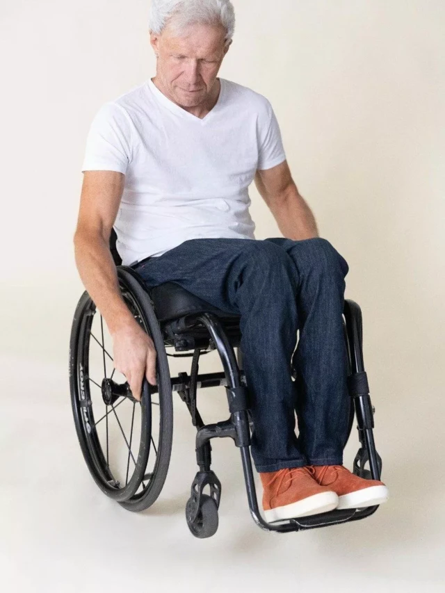 1083 - JEANS ADAPTE PMR 123N AJUSTE coton bio filidenim flex bleu Homme