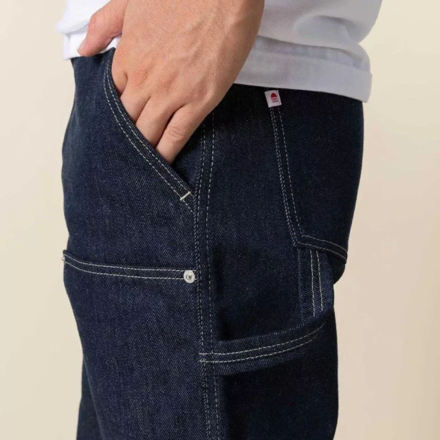 1083 - JEANS 131N CARDE BLEU coton bio superdenim bleu Homme