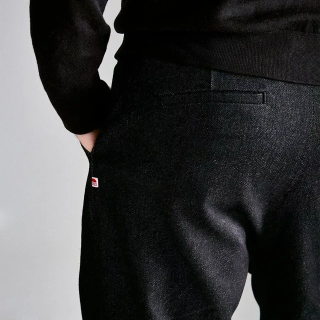 1083 - JEANS LARGE 161N X ZORZETTO coton bio superdenim flex noir brut mixte