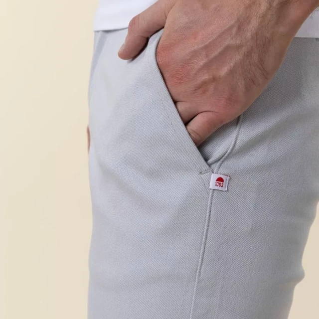 1083 - CHINO AJUSTE 163N coton bio filidenim flex uni bleu glacier Homme