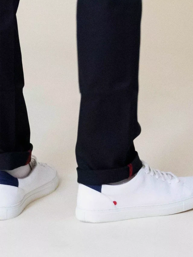 1083 - CHINO AJUSTE 163N coton bio filidenim flex uni noir Homme