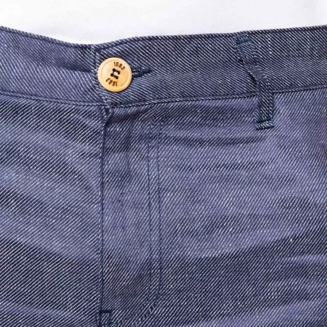 1083 - CHINO LIN CAROTTE 168N denimoriginal bleu Homme