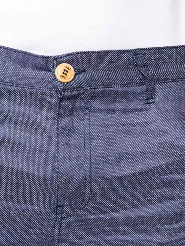 1083 - CHINO LIN CAROTTE 168N denimoriginal bleu Homme