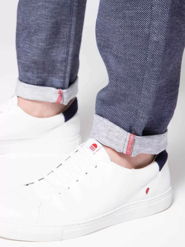 1083 - CHINO LIN CAROTTE 168N denimoriginal bleu Homme