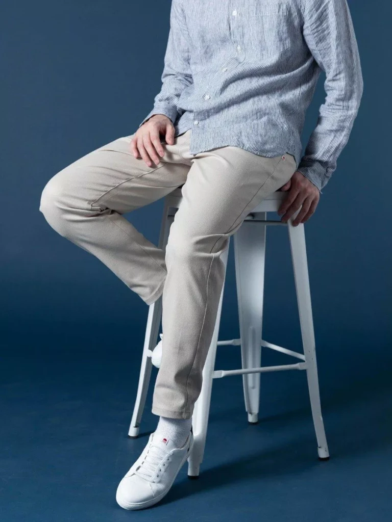 1083 - CHINO CAROTTE 168N filidenim flex uni naturel Homme