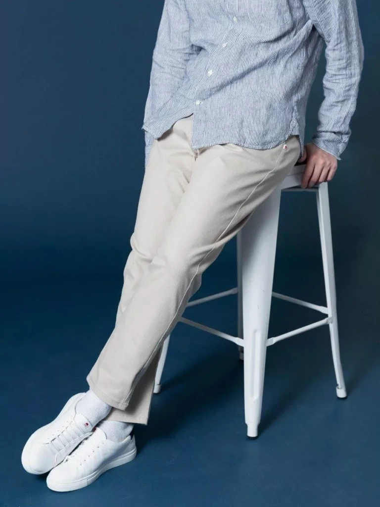 1083 - CHINO CAROTTE 168N filidenim flex uni naturel Homme