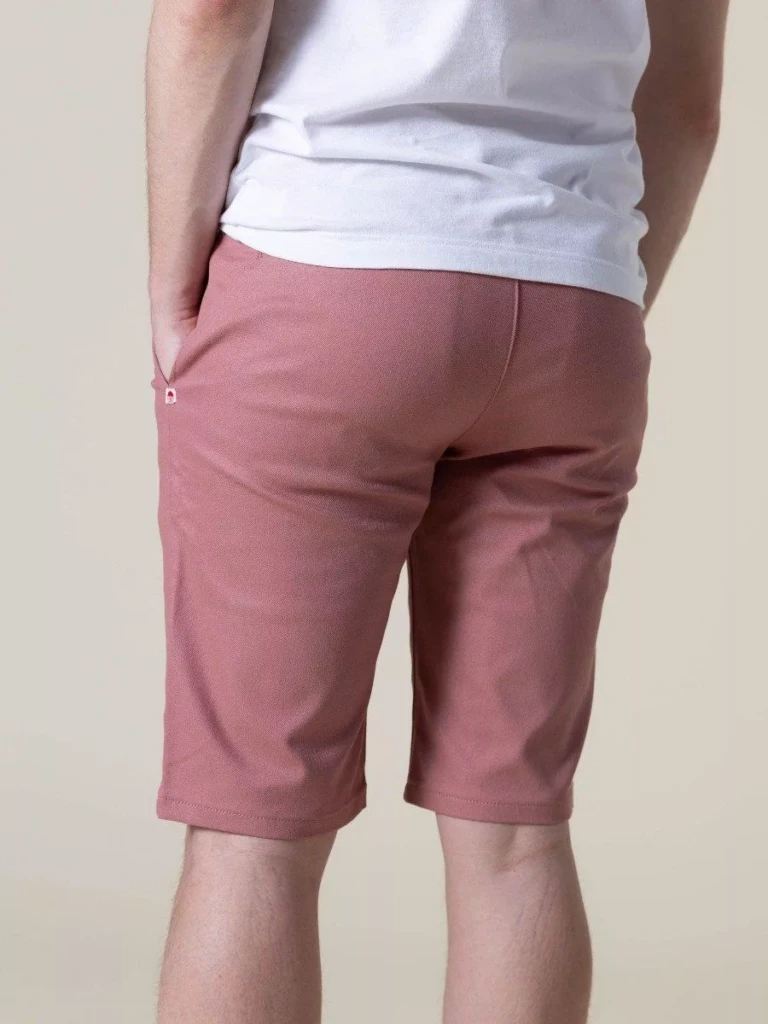 1083 - BERMUDA CHINO AJUSTE 169N coton bio filidenim flex uni rose quartz