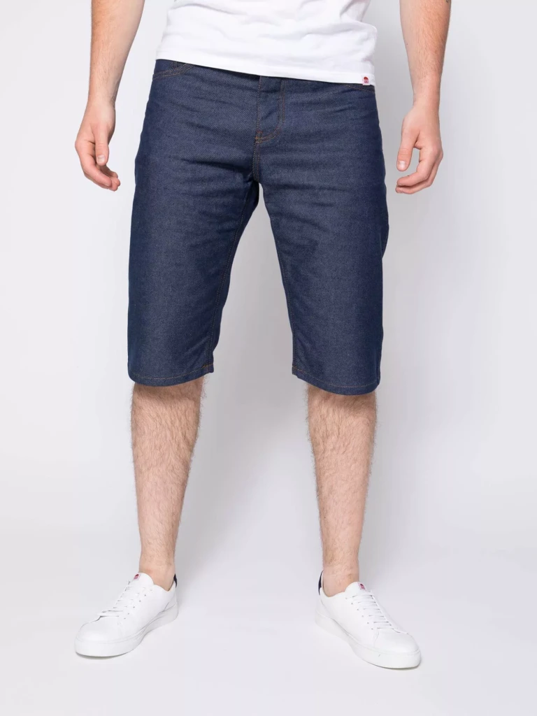 1083 - BERMUDA DROIT 171N coton bio denimoriginal bleu Homme