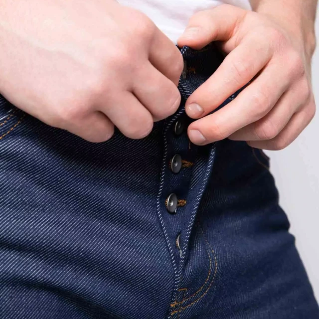 1083 - BERMUDA DROIT 171N coton bio denimoriginal bleu Homme