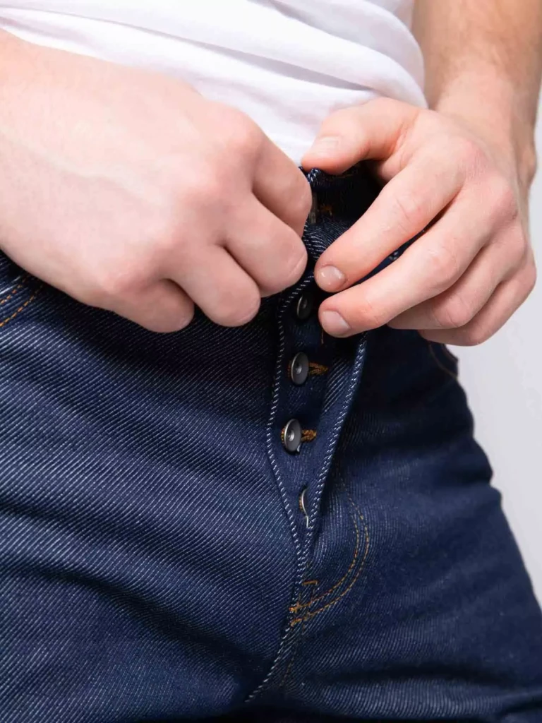 1083 - BERMUDA DROIT 171N coton bio denimoriginal bleu Homme