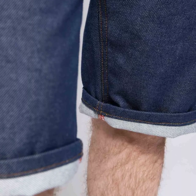 1083 - BERMUDA DROIT 171N coton bio denimoriginal bleu Homme