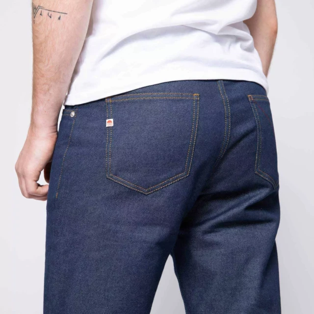 1083 - BERMUDA DROIT 171N coton bio denimoriginal bleu Homme