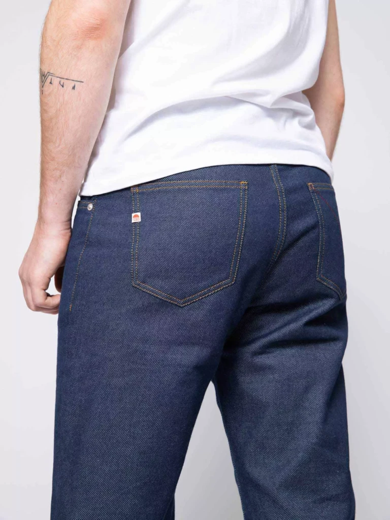 1083 - BERMUDA DROIT 171N coton bio denimoriginal bleu Homme