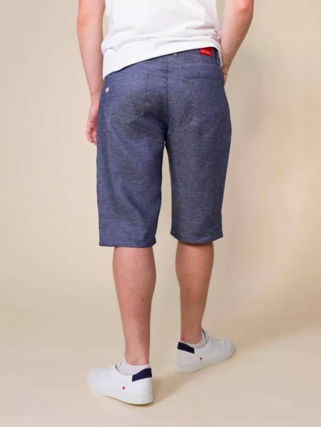 1083 - SHORT LIN DROIT 171N denimoriginal bleu Homme