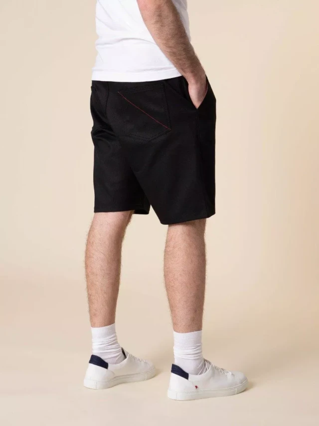 1083 - JOGGSHORT AMPLE 172N coton bio filidenim flex uni noir