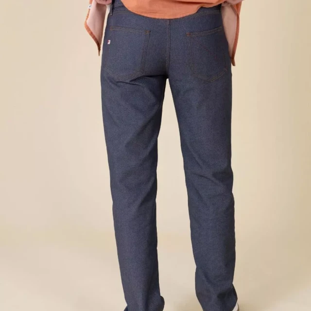 1083 - JEANS DROIT 181N INFINI recycle superdenim bleu Homme