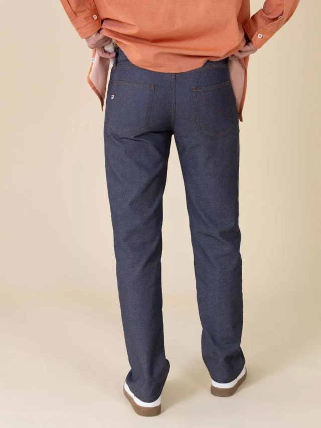 1083 - JEANS DROIT 181N INFINI recycle superdenim bleu Homme