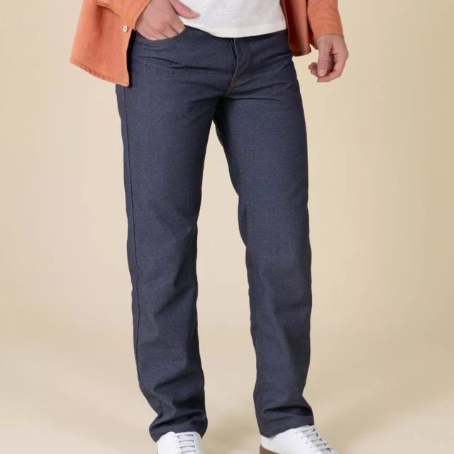 1083 - JEANS DROIT 181N INFINI recycle superdenim bleu Homme