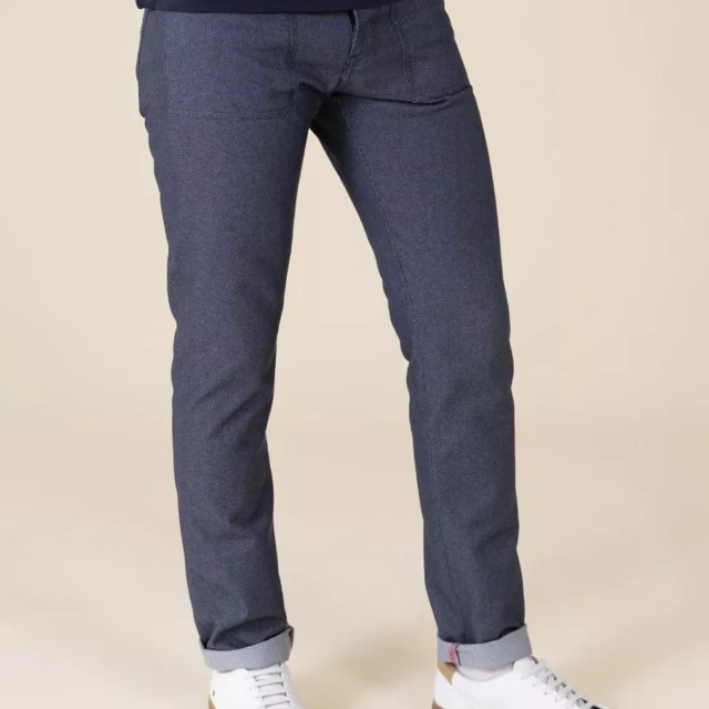 1083 - JEANS AJUSTE 183N INFINI recycle superdenim bleu Homme